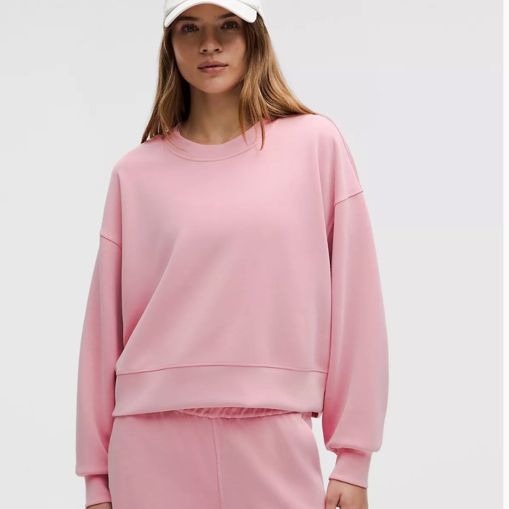 Lululemon Softstreme Perfectly Oversized Cropped Crew